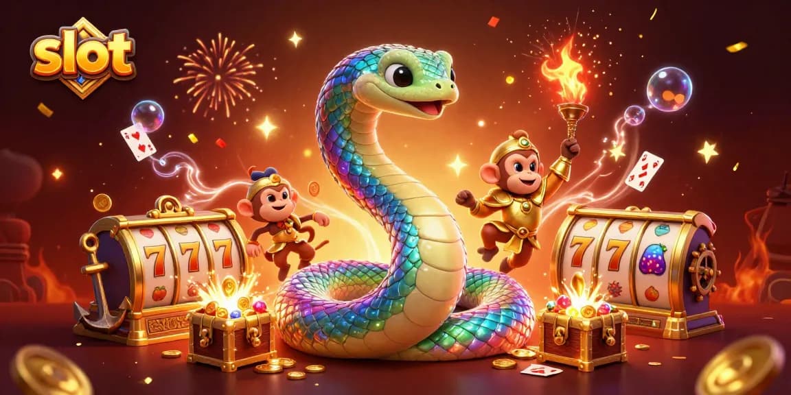 Experience the thrill of slot games with vibrant characters and exciting gameplay elements.