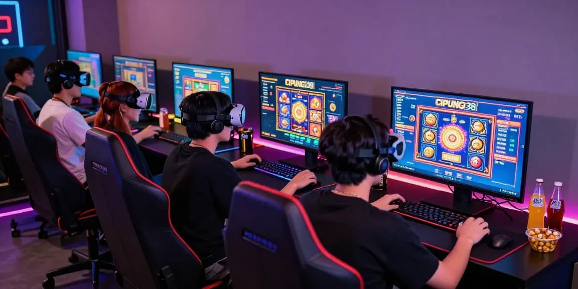 cipung138 platform slot gacor dengan pemain antusias di ruang permainan modern