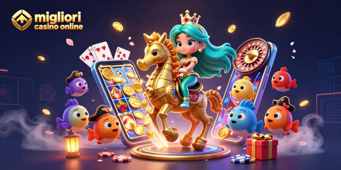 Partecipa a un'azione emozionante nei migliori casino online con la principessa sirena e i giochi di slot!