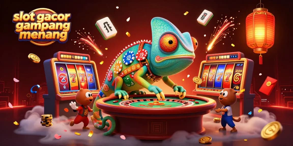 Engage with the immersive world of slot gacor gampang menang where golden coins flutter amongst vibrant game elements.