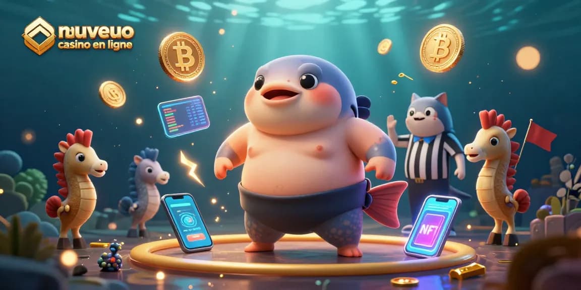 Participer à un nouveau casino en ligne avec une ambiance sous-marine et des personnages amusants.