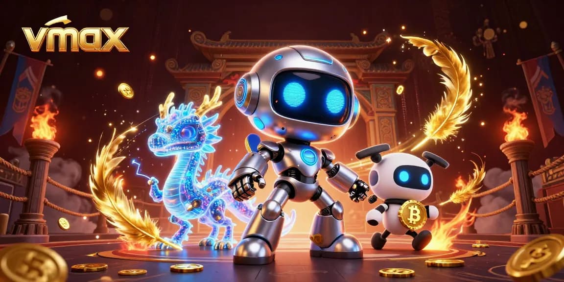 Experience the thrill of gaming with vmax's vibrant characters and dynamic casino elements.