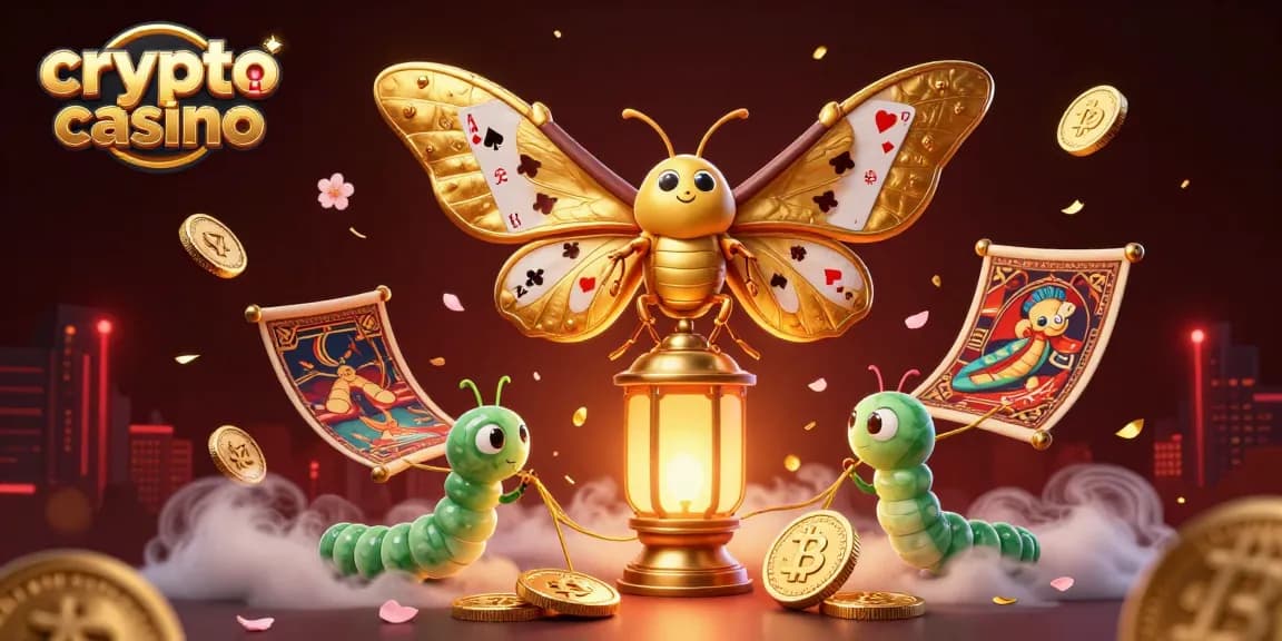 Profitez de l'expérience d'un crypto casino avec des pièces Bitcoin et Ethereum animées, dans un environnement enchanteur.