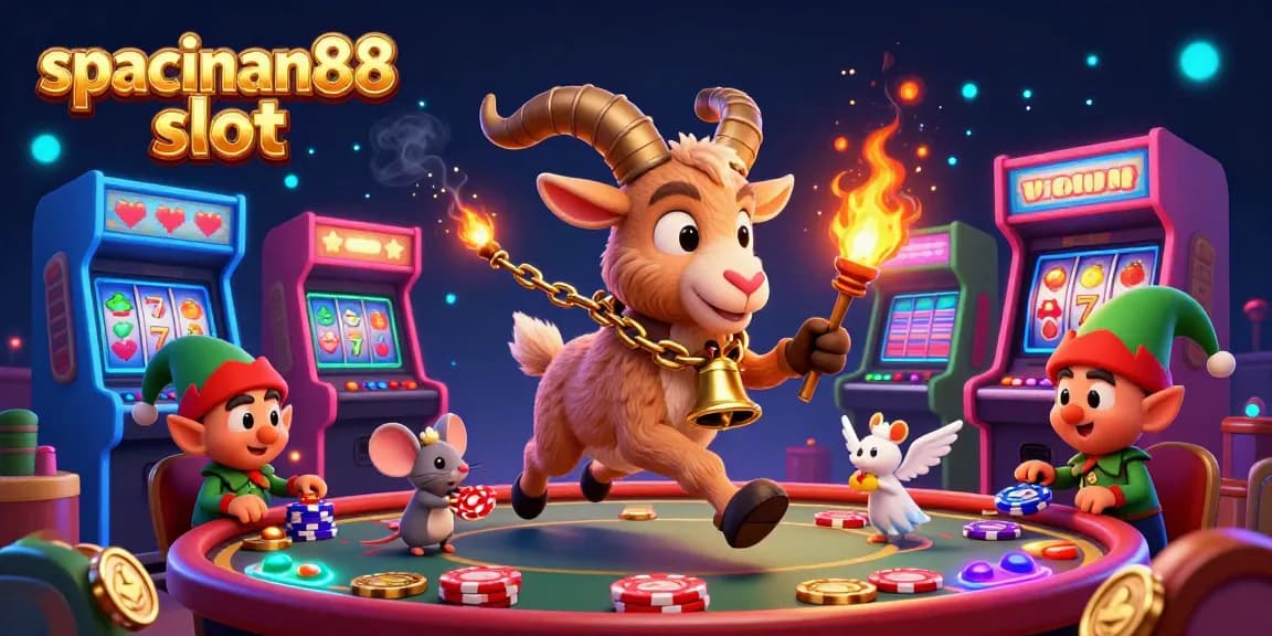 Experience the excitement of spaceman88 slot with vibrant characters and dynamic casino elements.