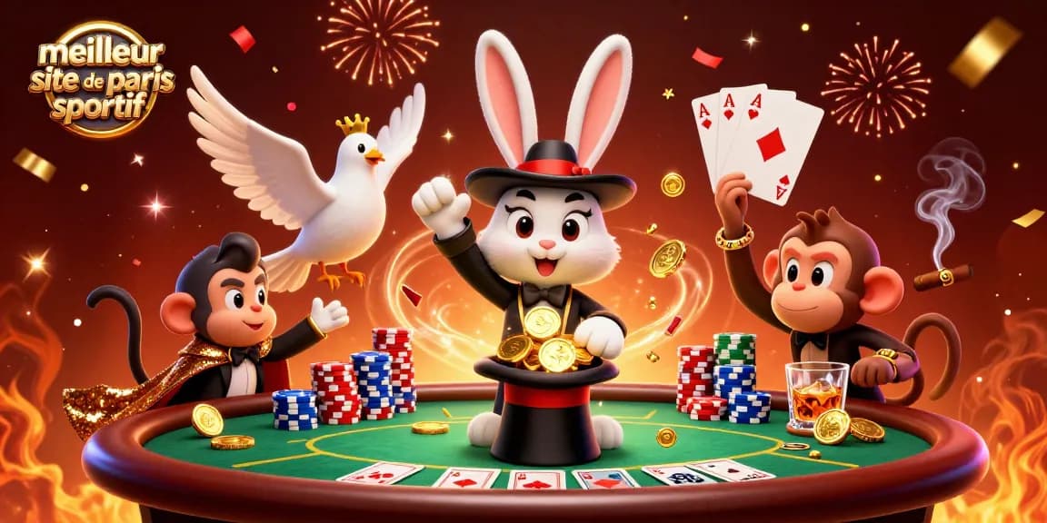 Découvrez le meilleur site de paris sportifs avec des personnages animés et des éléments de casino captivants.