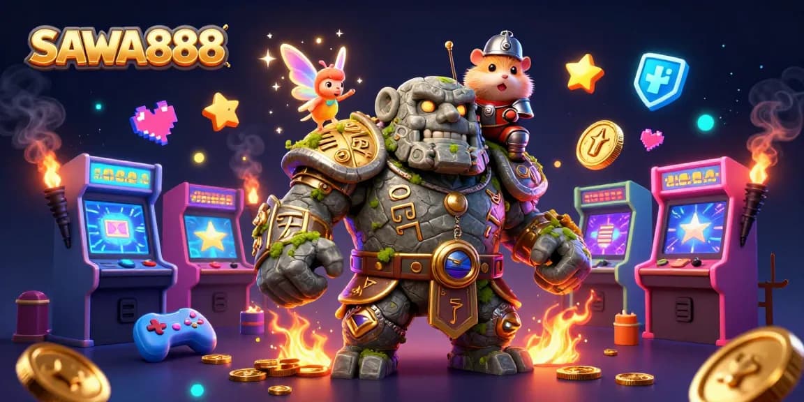 SAWA888 offers an exciting gaming experience with unique slot games and vibrant magic.