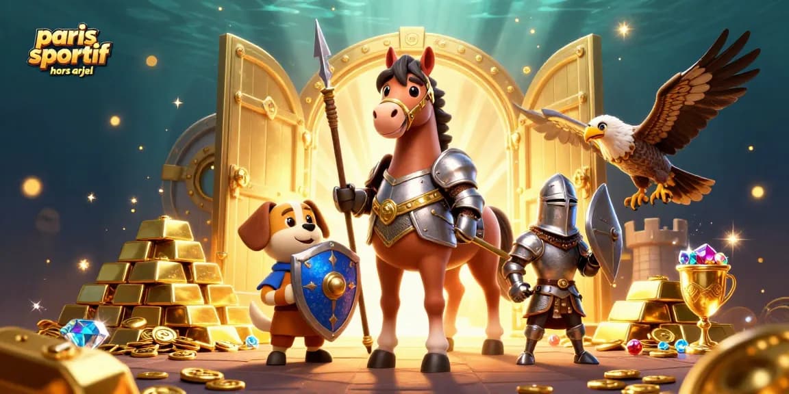 Pariez sur des paris sportifs hors ARJEL avec des cotes compétitives dans un décor animé.