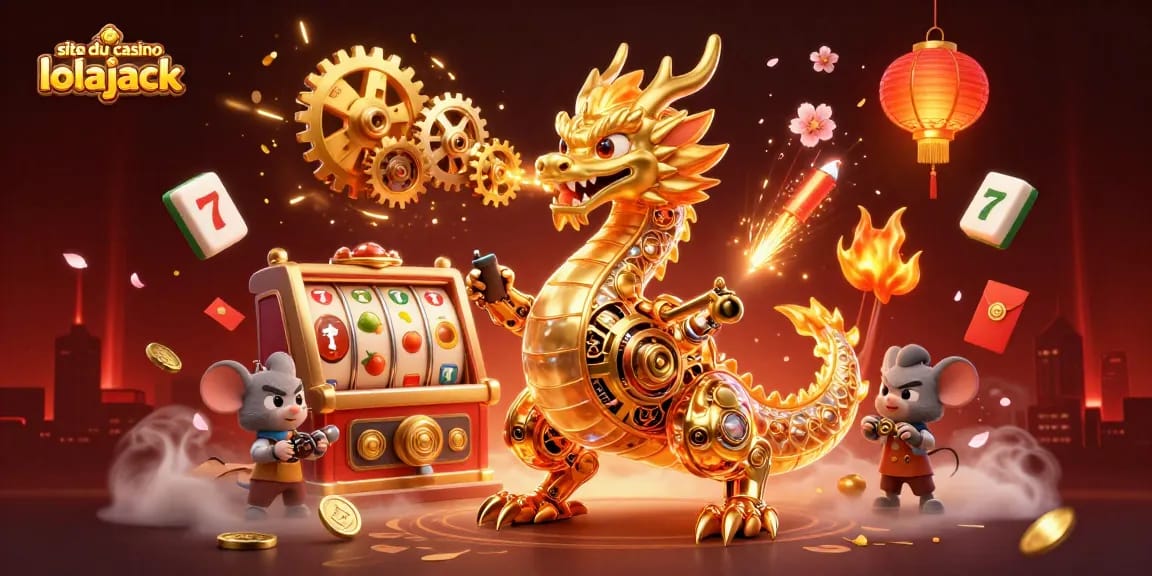 Jouez sur le site du casino lolajack avec une dragonne dorée et des éléments enchanteurs, à découvrir!