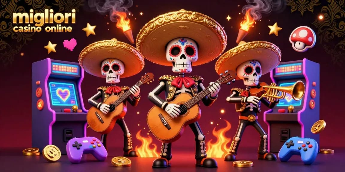 Scopri il brivido dei migliori casino online con una vivace band mariachi tra elementi di gioco dinamici.