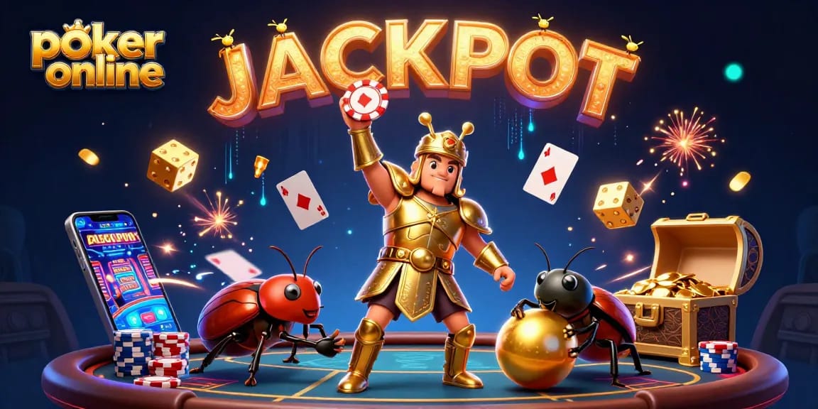 Jouer au poker en ligne avec des personnages amusants dans un cadre vibrant et dynamique.