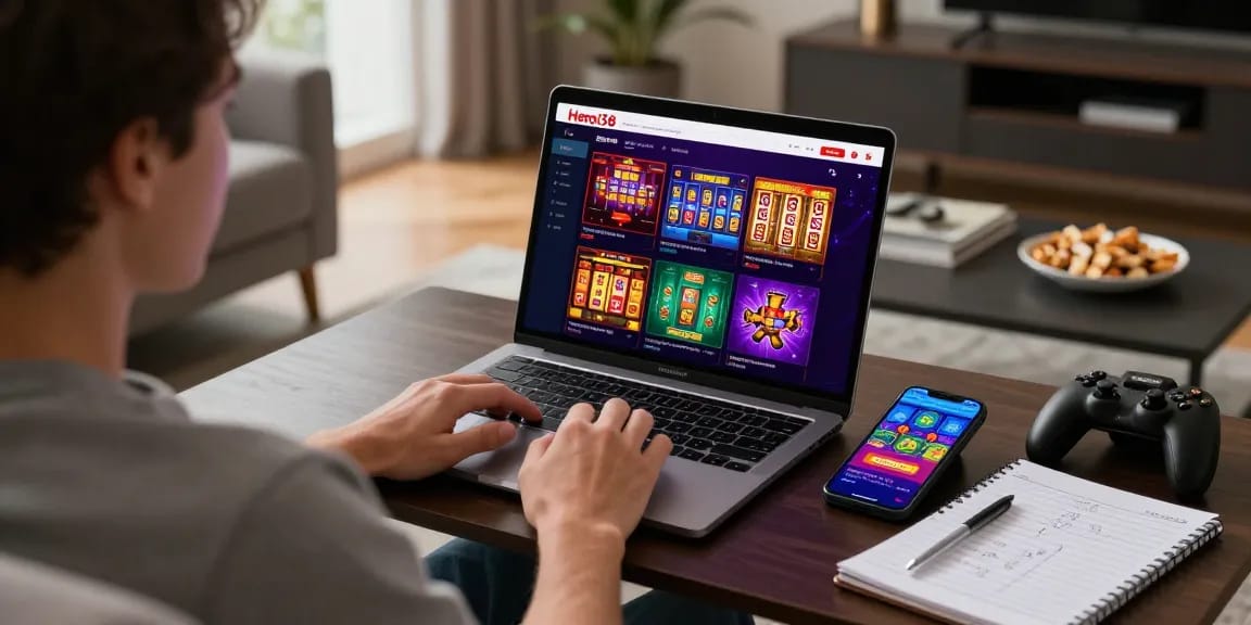 Engaging user experience with hero 138 gaming platform featuring live casino and slots.