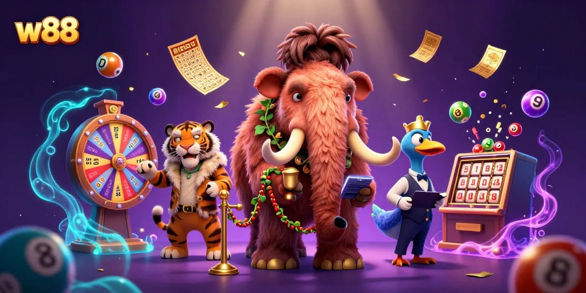 Trải nghiệm các trò chơi cá cược tại w88 với các nhân vật độc đáo trong casino