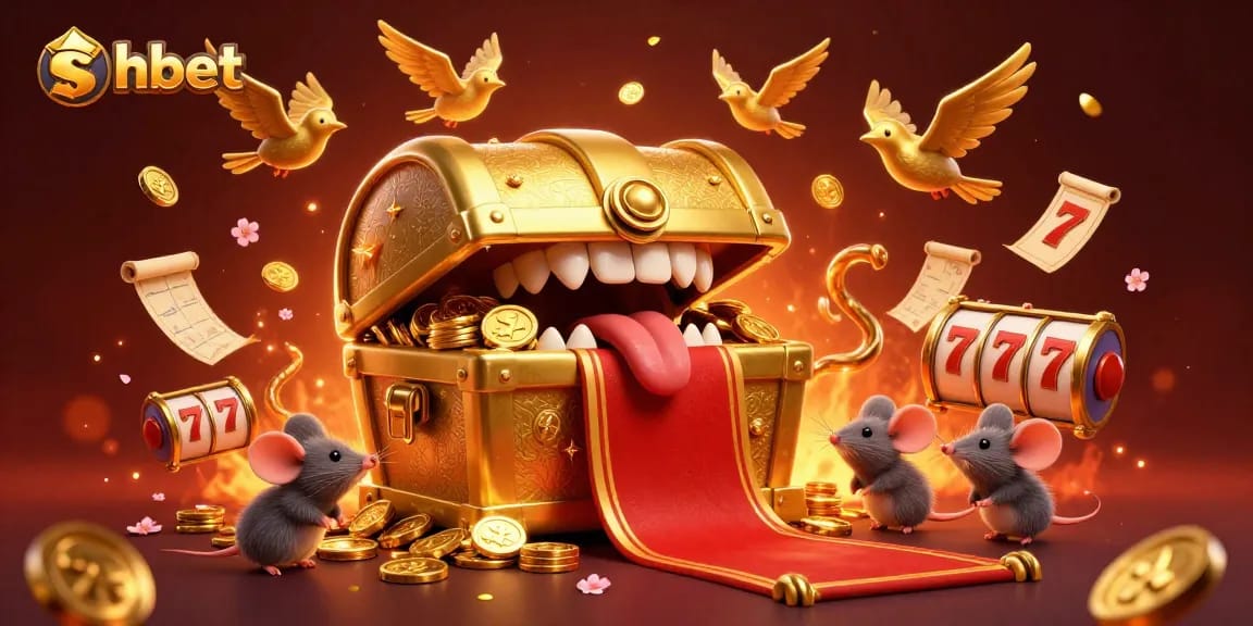 Engage with shbet's thrilling slots as golden treasures entice adventurous players in a vibrant casino scene.