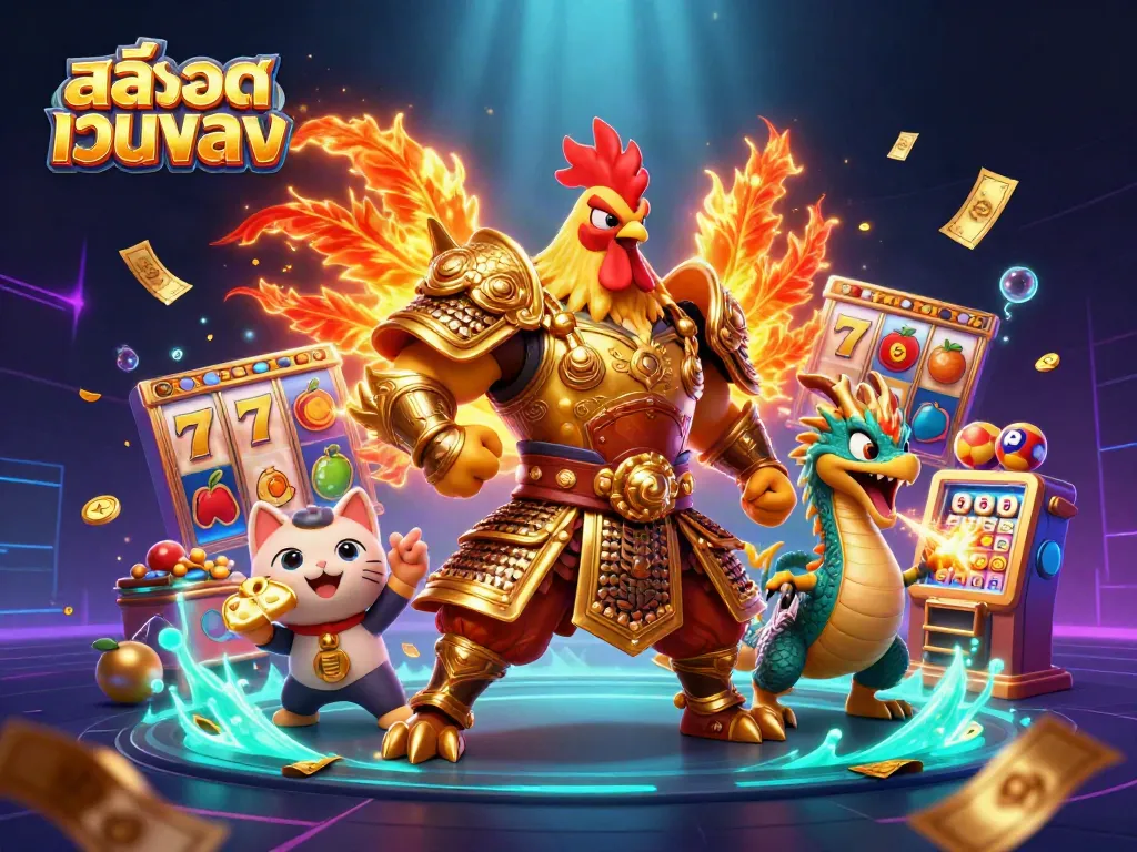 เล่นสล็อตเว็บตรงกับภาพการ์ตูนที่เต็มไปด้วยสีสันและกิจกรรมพนันที่น่าตื่นเต้น