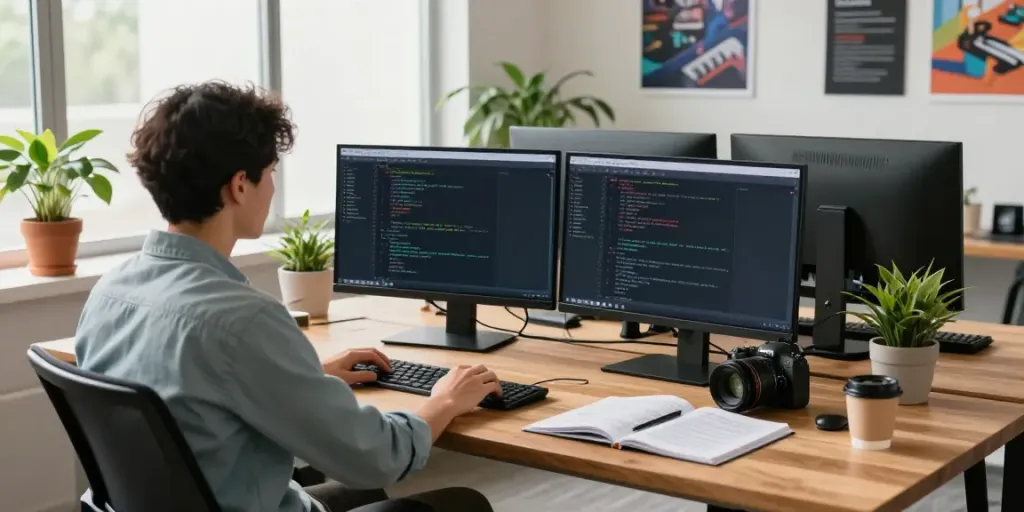 Discover open-source Android apps at h5.2113.net in a modern tech workspace