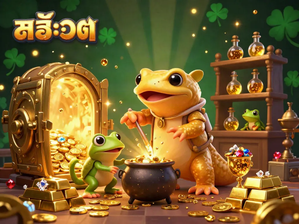 Experience the dynamic world of สล็อต as alchemists reveal hidden treasures in a vibrant, magical setting.
