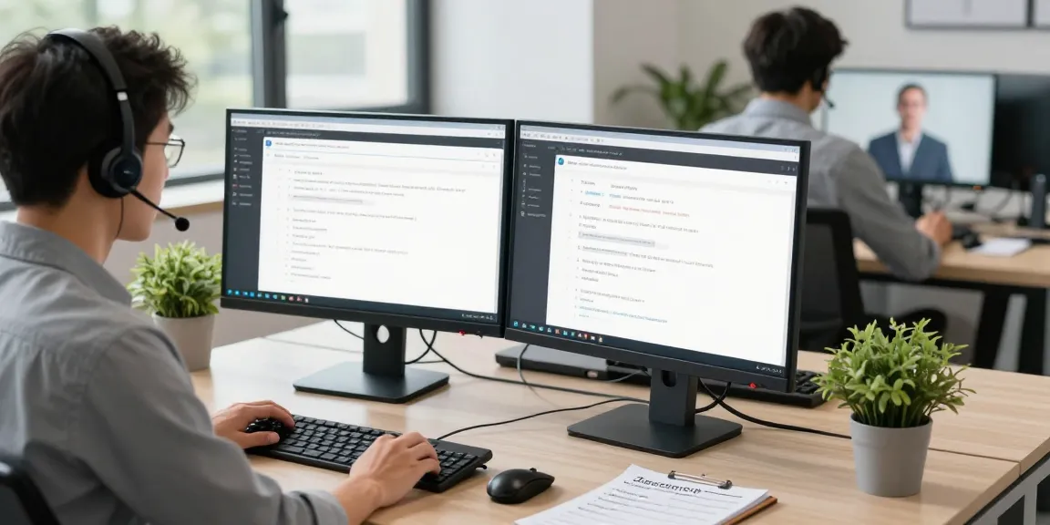 Hotmail Customer Service with Telus-Technical-Support in a modern tech office.