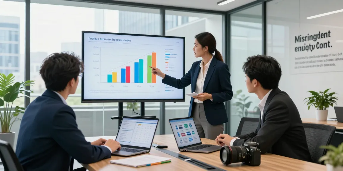 Professionals comparing big six energy suppliers' rates in a modern office setting, showcasing decision-making in business energy.