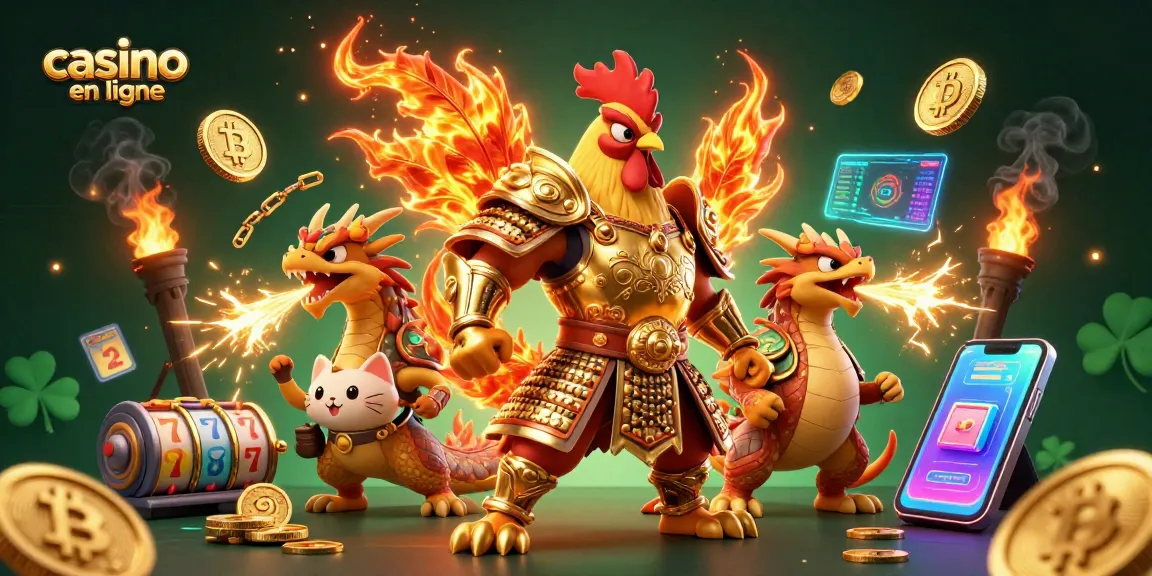 Vivez une expérience de jeu dynamique au casino en ligne avec des personnages de dessin animé en 3D et des éléments crypto vibrants.