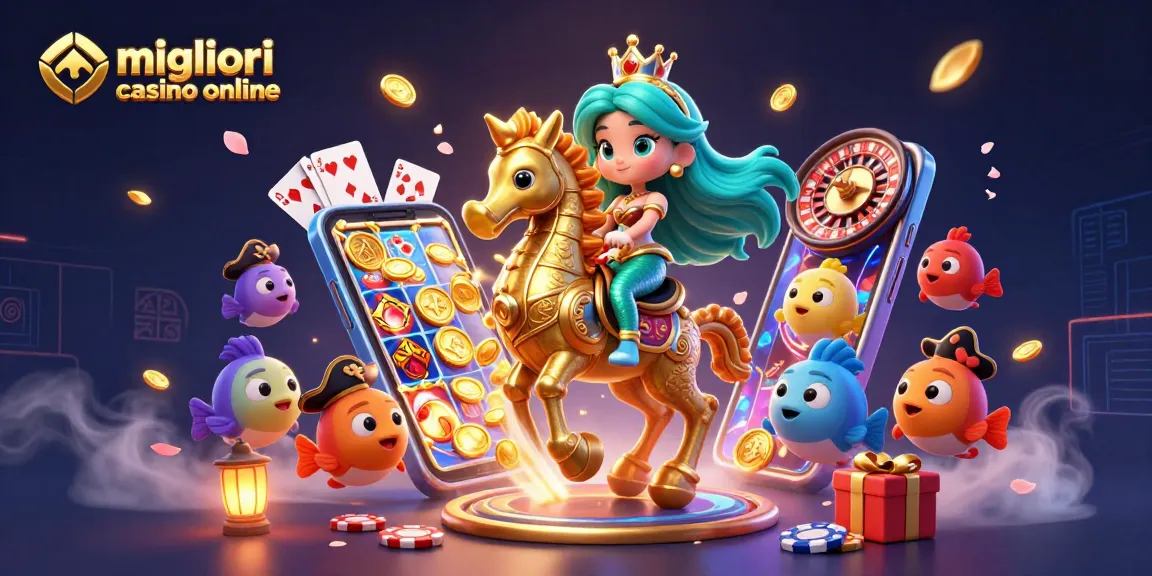 Partecipa a un'azione emozionante nei migliori casino online con la principessa sirena e i giochi di slot!
